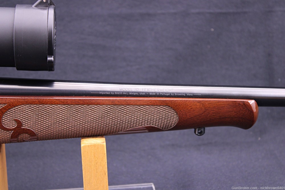WINCHESTER MODEL 70 FEATHERWEIGHT .30-06 SPRING 22” BBL 4+1 CAP FREE SCOPE-img-15