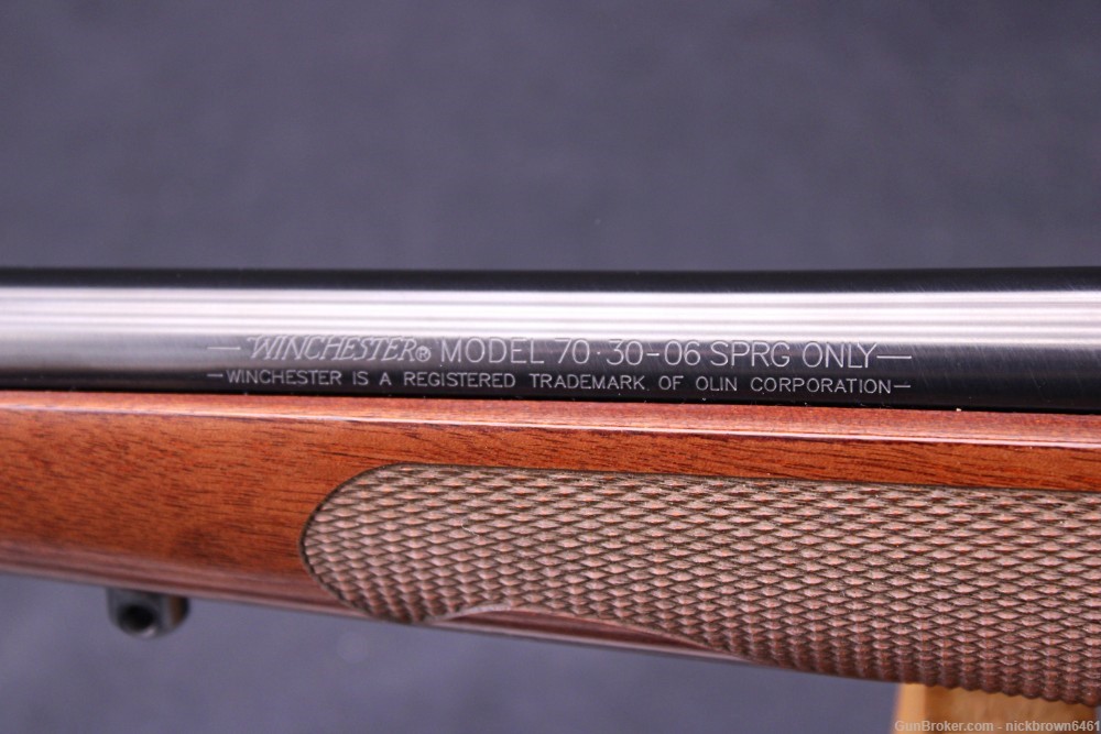 WINCHESTER MODEL 70 FEATHERWEIGHT .30-06 SPRING 22” BBL 4+1 CAP FREE SCOPE-img-12
