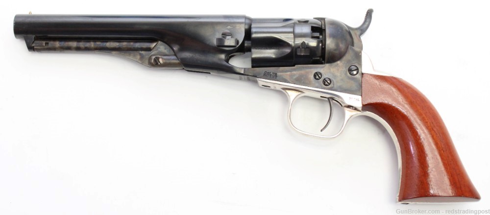 Colt 1862 Pocket Police 5.5" Barrel 36 Cal Cap & Ball SA Revolver w/ Box-img-1