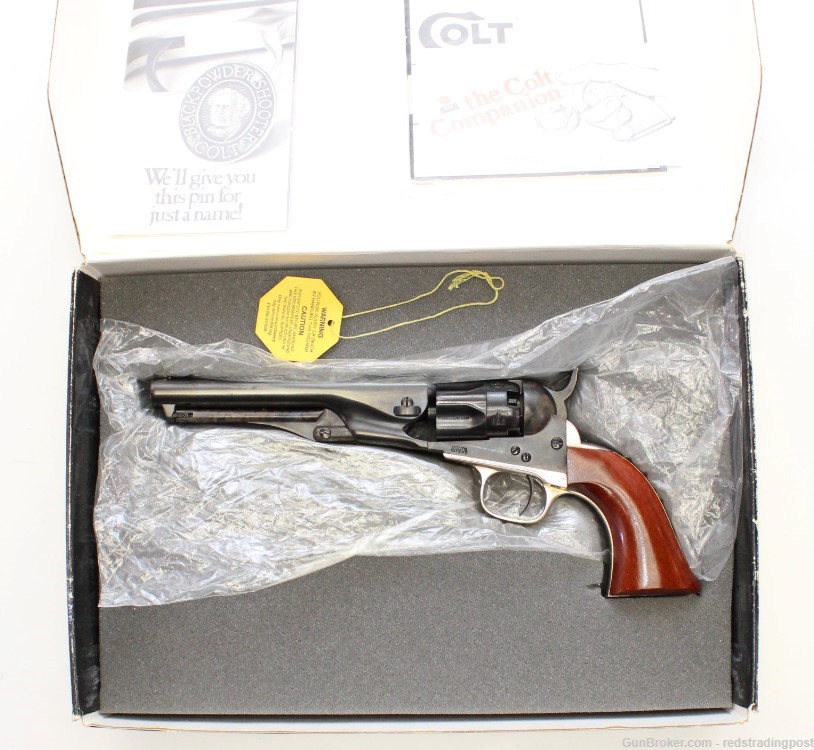 Colt 1862 Pocket Police 5.5" Barrel 36 Cal Cap & Ball SA Revolver w/ Box-img-12