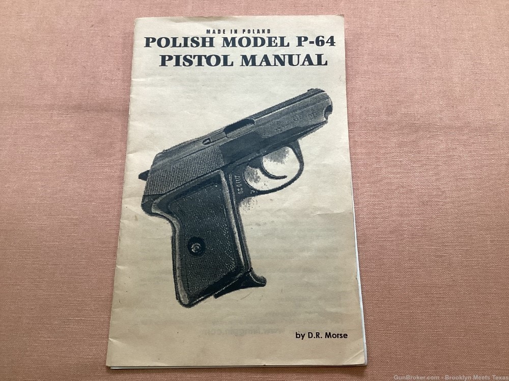 Polish Model P-64 pistol Owners Manual.-img-0