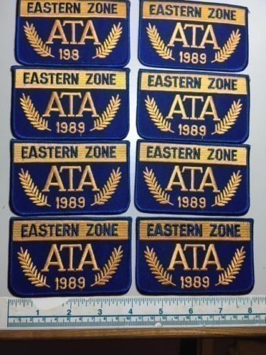 8 1989 EASTERN ZONE ATA TRAP Shoot PATCHES-img-0