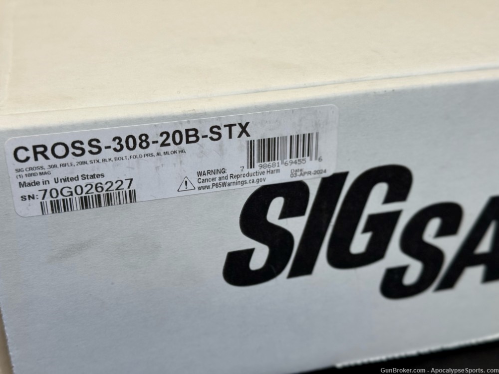Sig Cross Trax 308win Sig-Sauer Trax-Cross 20" Sig Trax -img-13