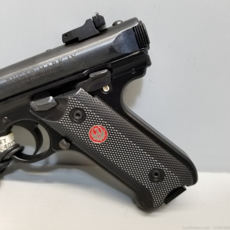 Ruger Mark IV Target 22lr 5.5” Adjustable Target Sights Box Included-img-1