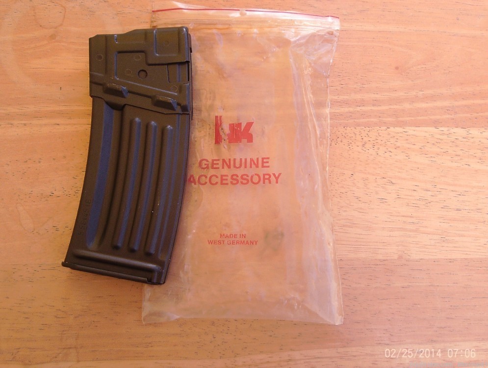 HK Heckler Koch 93 33 53 .223 5.56 25rd magazine NEW Pre Ban date coded IE-img-5