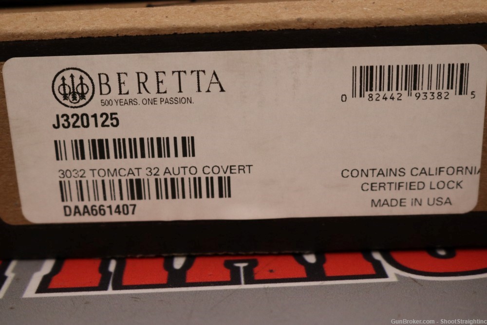 Beretta Mod. 3032 Tomcat Covert .32 ACP 2.40"bbl w/ Box & Soft Case-img-1