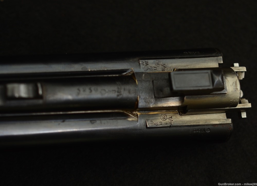 Herold German hammer back action sidelock Drilling 16/8.8mm Case Color-img-22