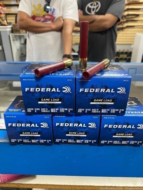 Federal 410 GA #6 3 INCH MAGNUM - 125 Rounds PRICED PROPER! Ships FAST!-img-0