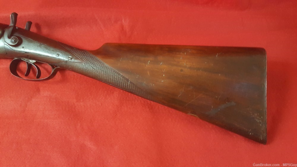 Antique Coleman Double Barrel Hammer  12 Gauge-img-7