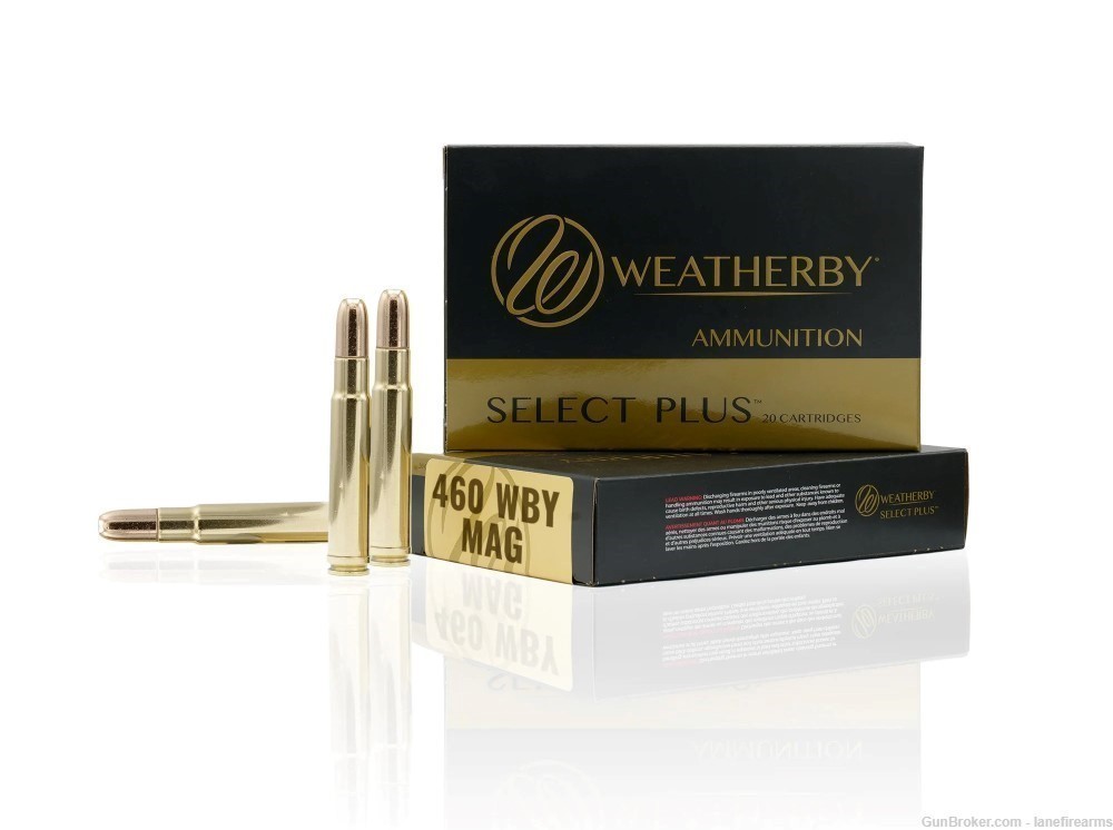 WEATHERBY SELECT PLUS AMMO .460 WBY MAGNUM 500-GR DGS - 40 ROUNDS-img-0