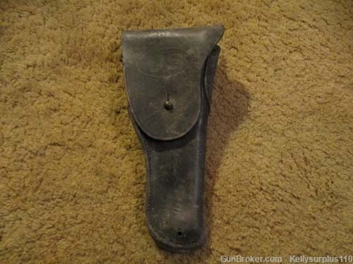   US M1911 .45 Holster WWII - Used  No holes -img-0