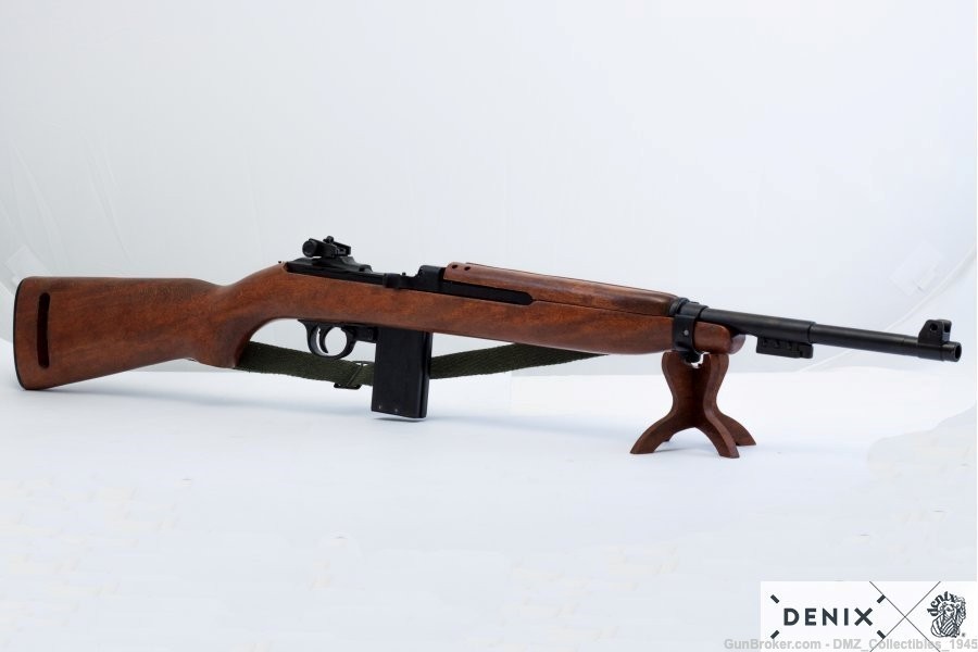 WWII WW2 M1 Carbine Rifle With Sling Non-Firing Replica Gun by Denix -img-3