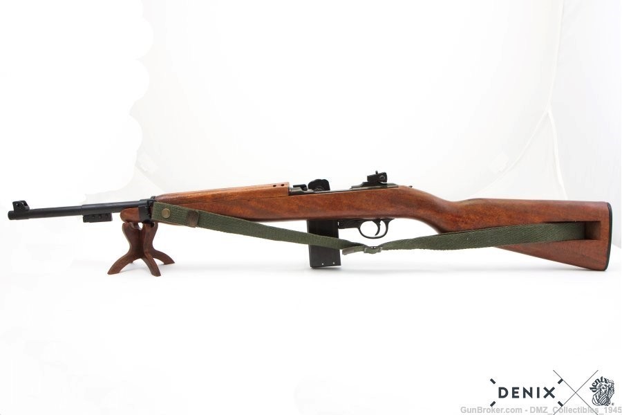 WWII WW2 M1 Carbine Rifle With Sling Non-Firing Replica Gun by Denix -img-5