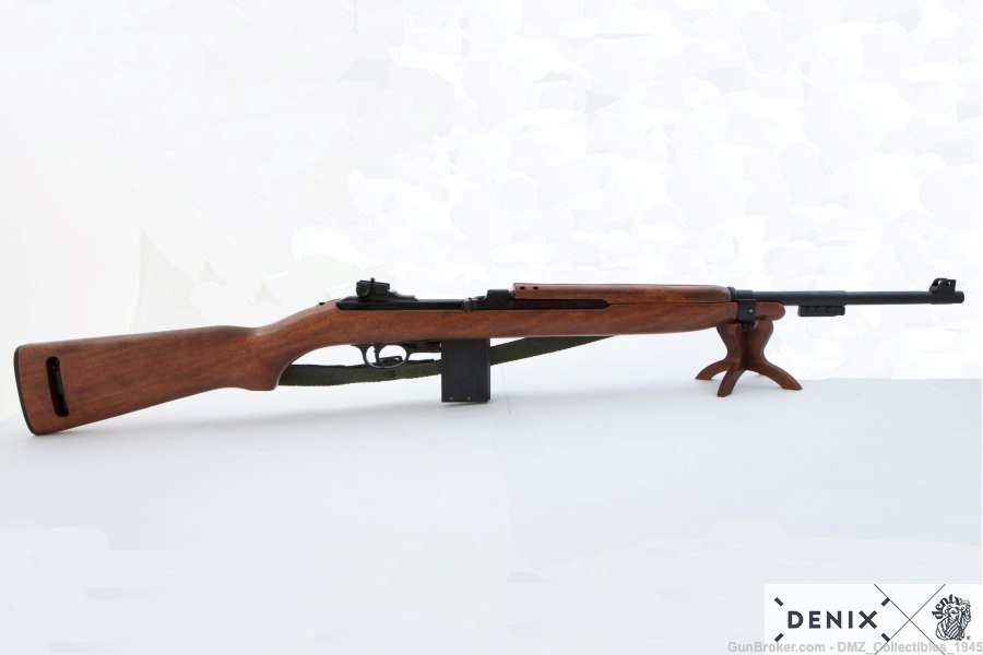 WWII WW2 M1 Carbine Rifle With Sling Non-Firing Replica Gun by Denix -img-2