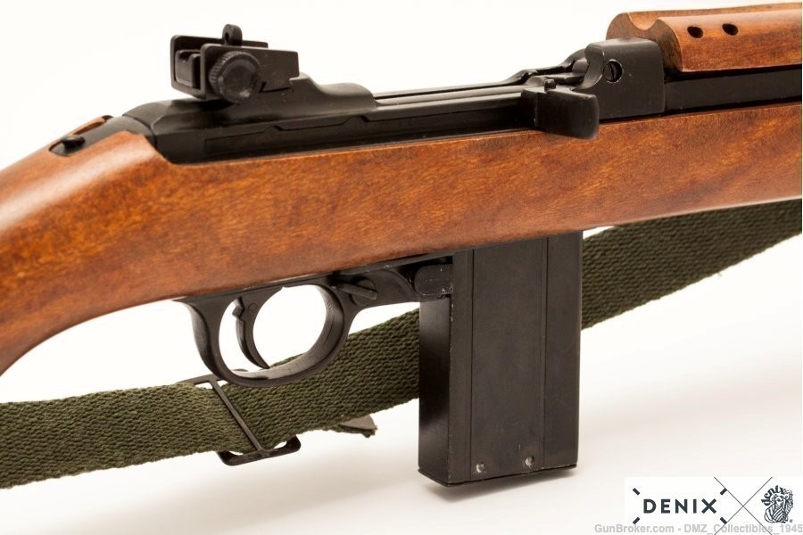 WWII WW2 M1 Carbine Rifle With Sling Non-Firing Replica Gun by Denix -img-6