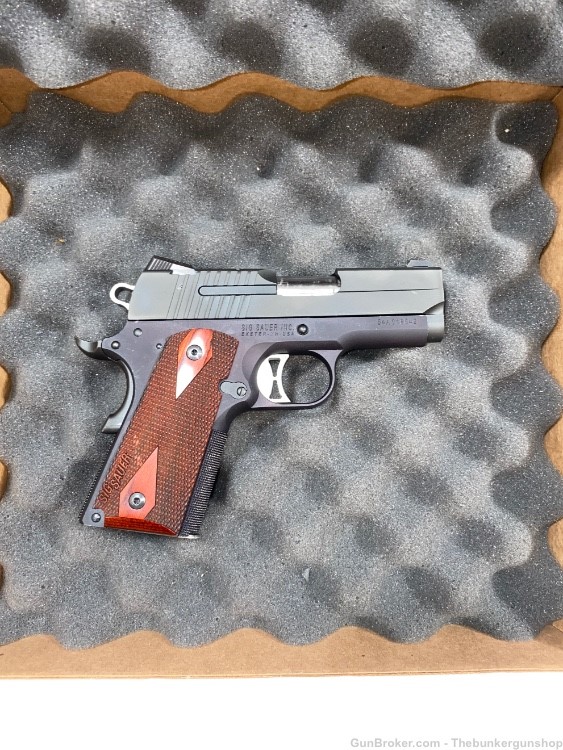 USED! SIG SAUER MODEL 1911 ULTRA COMPACT .45 ACP $.01 PENNY AUCTION-img-3