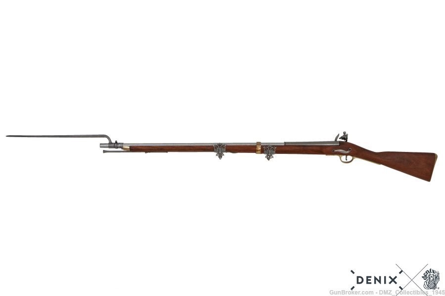 US Revolutionary War Colonial British Brown Bess Replica NF Rifle w Bayonet-img-5