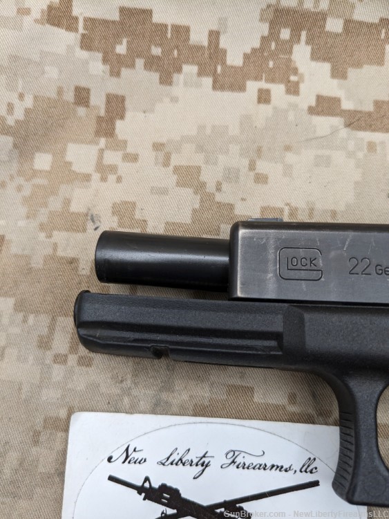 Glock 22 Gen 4 Pistol .40 S&W Police Trade In G22 Night Sights VG 1-15 Mag-img-8