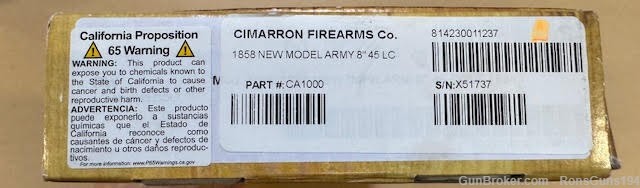 Cimarron New Model Army  45 LC -img-13
