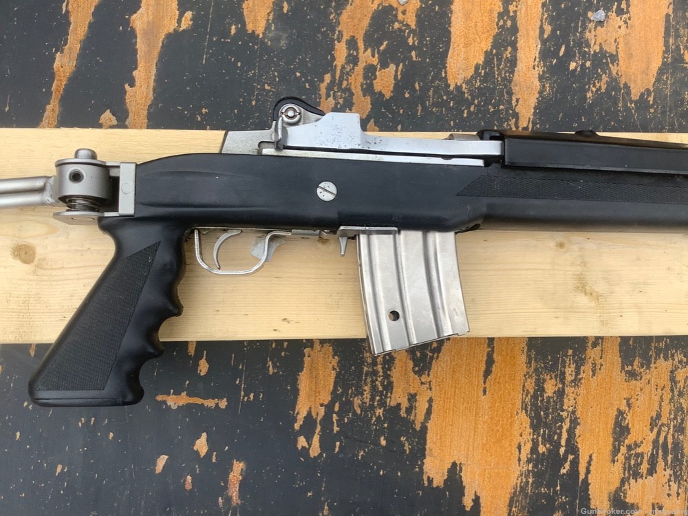 Ruger Mini 14 Stainless with folding stock -img-3