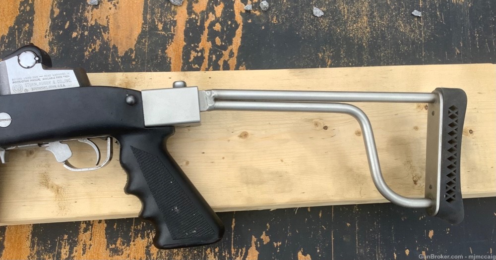 Ruger Mini 14 Stainless with folding stock -img-9