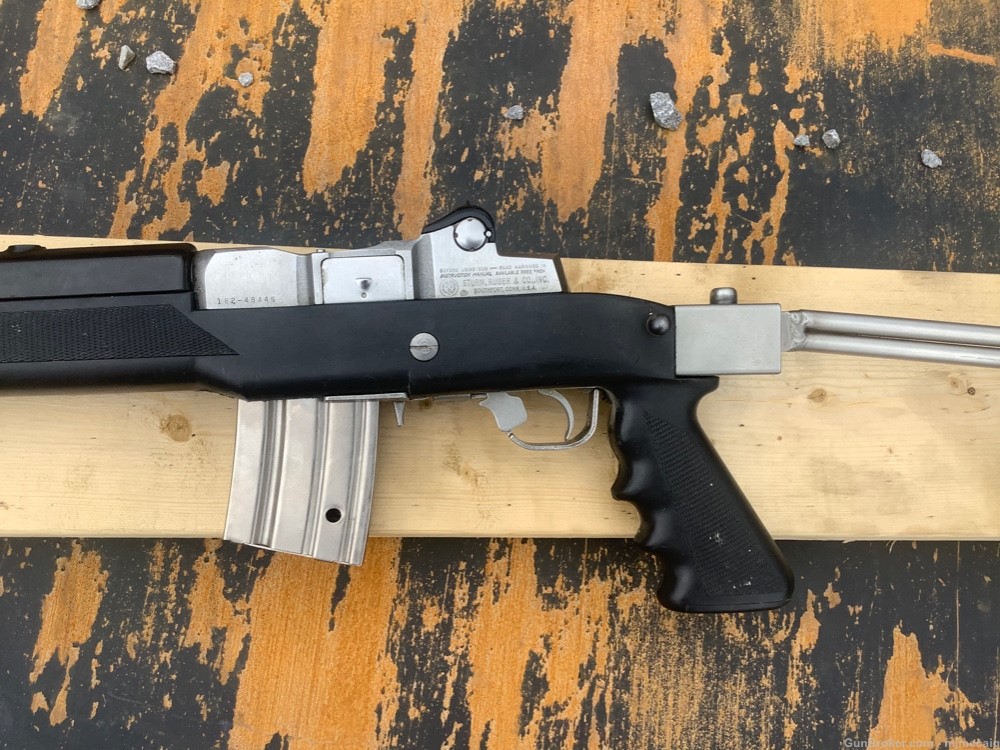 Ruger Mini 14 Stainless with folding stock -img-10