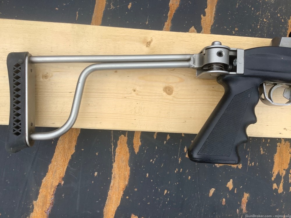 Ruger Mini 14 Stainless with folding stock -img-0
