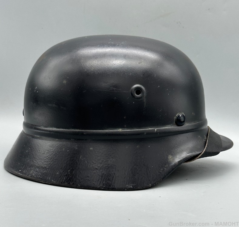 WW2 German Q64 Beaded Helmet Luftschutz Luftwaffe uniform army-img-1
