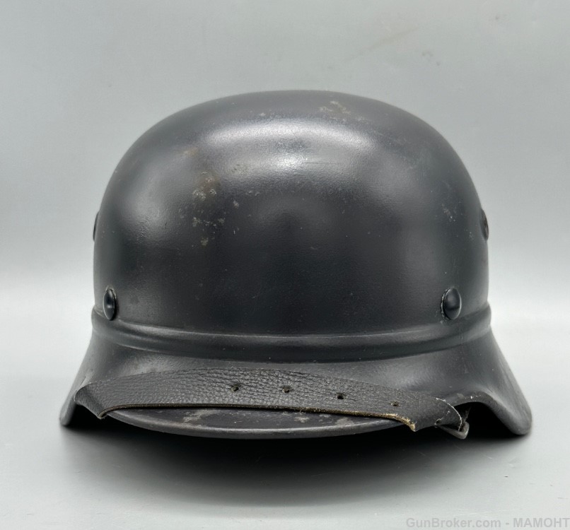 WW2 German Q64 Beaded Helmet Luftschutz Luftwaffe uniform army-img-2