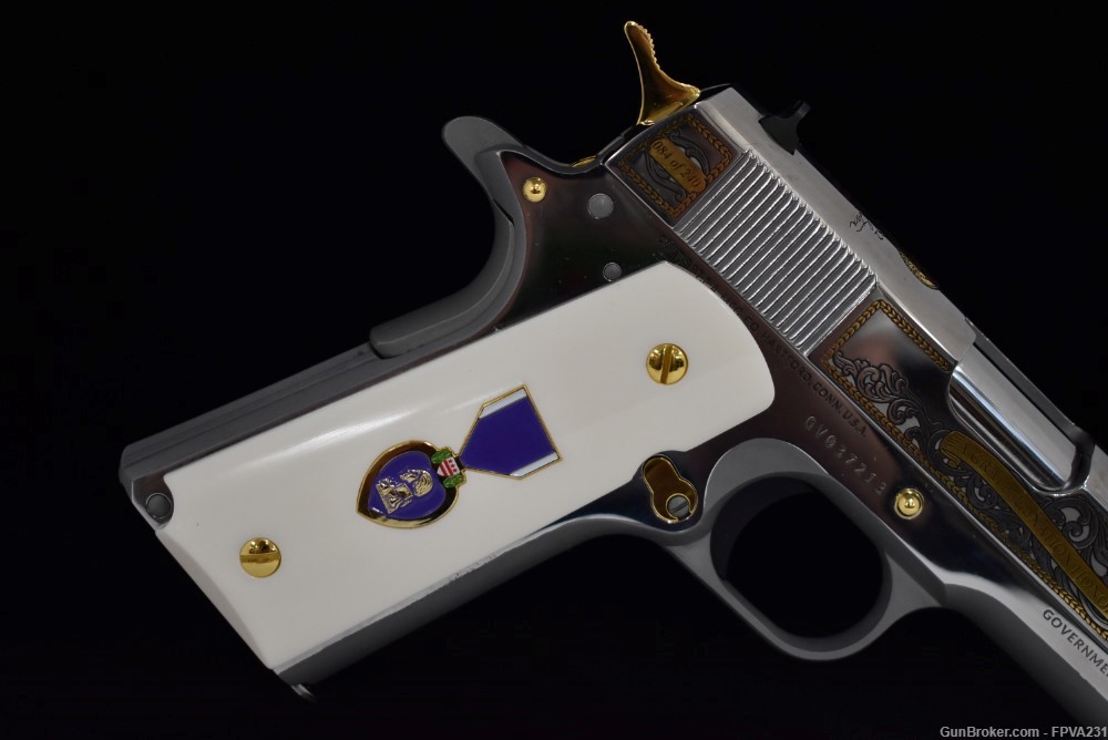 SK Custom Colt 1911 Series 70 Government Purple Heart #84 of 240 .45 ACP-img-6
