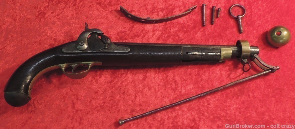 C.S. Richmond .1855 Type Pistol Maynard Tape Primer, Confederate Pistol-img-23