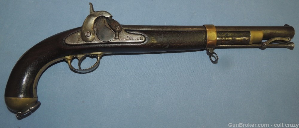 C.S. Richmond .1855 Type Pistol Maynard Tape Primer, Confederate Pistol-img-46