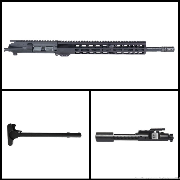 AR15 5.56 NATO Rifle Complete Upper - Forged Mil-Spec Upper Receiver-img-0