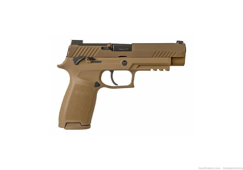 Sig Sauer P320 M17 9mm 4.7" 17rd/21rd Coyote Manual Safety 320F-9-M17-MS-img-1