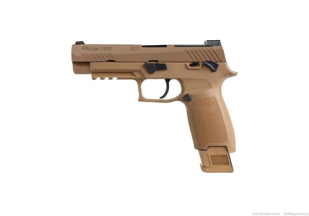 Sig Sauer P320 M17 9mm 4.7" 17rd/21rd Coyote Manual Safety 320F-9-M17-MS-img-2