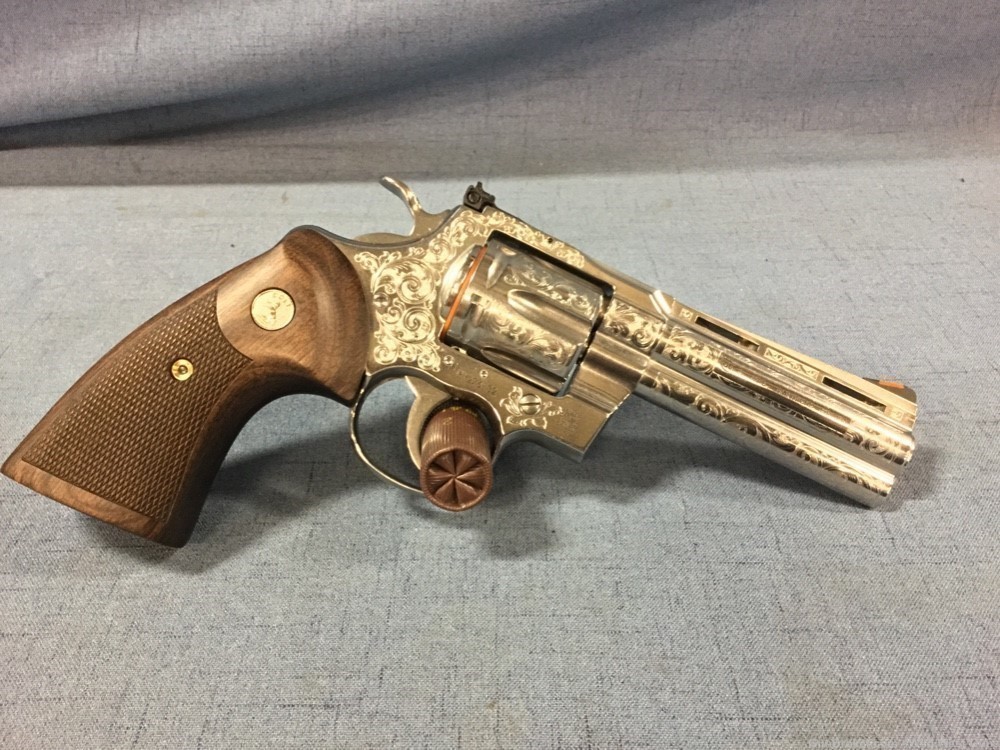 Colt Python .357mag 4.25” ENGRAVED -img-2