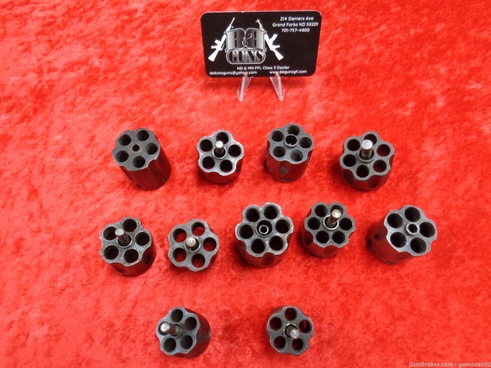 11 LOT Top Break Safety Automatic Revolver Cylinder Ejector Blue 38 32-img-10