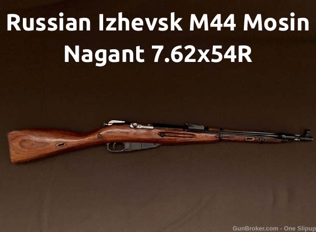 Russian Izhevsk M44 Mosin Nagant 7.62x54R Bolt Action Rifle-img-0
