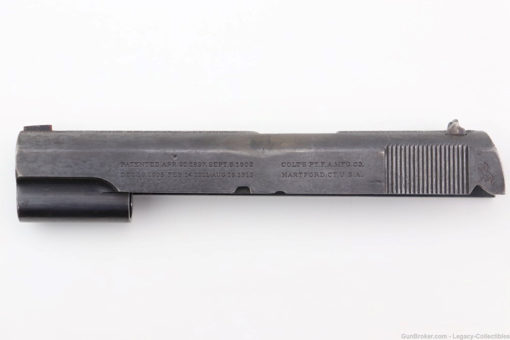 Colt 1911 - 1913 Dated Slide .45 ACP Pre WW1 -img-0