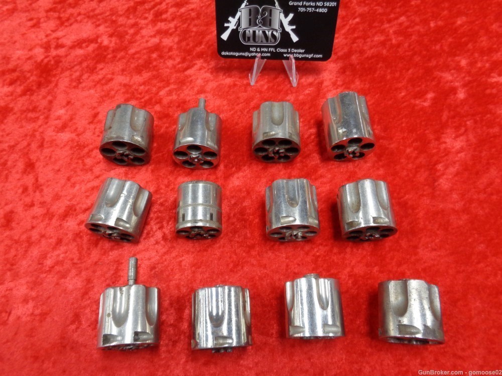 12 LOT Top Break Safety Automatic Revolver Cylinder Ejector Nickel 32 S&W-img-0