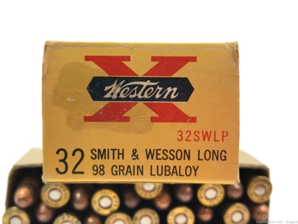 1974 Western .32 S&W Long 98 Gr Lubaloy FULL Vintage Box 1183-QX-img-2