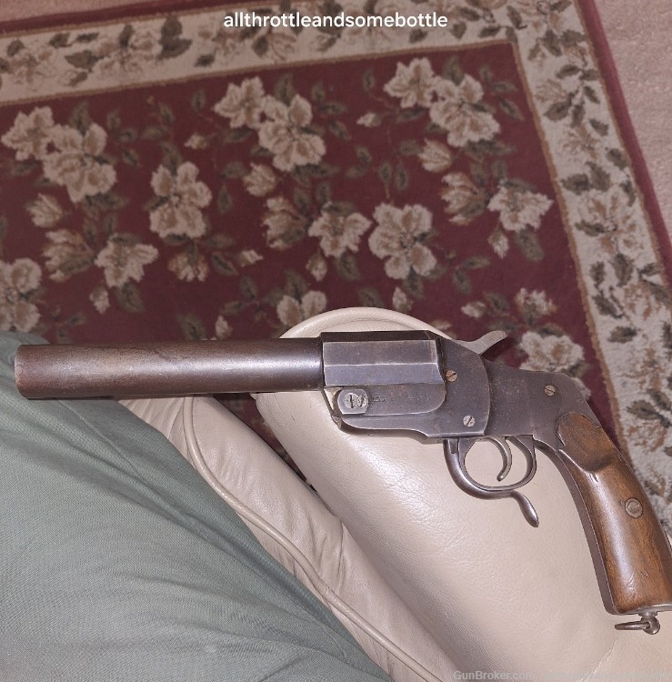 WWI Imperial German Model 1894 Hebel flare pistol-img-0