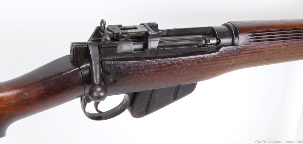 Lee-Enfield No.4 MK1 Bolt Action Rifle .303 British (1942) U.S. PROPERTY - -img-33