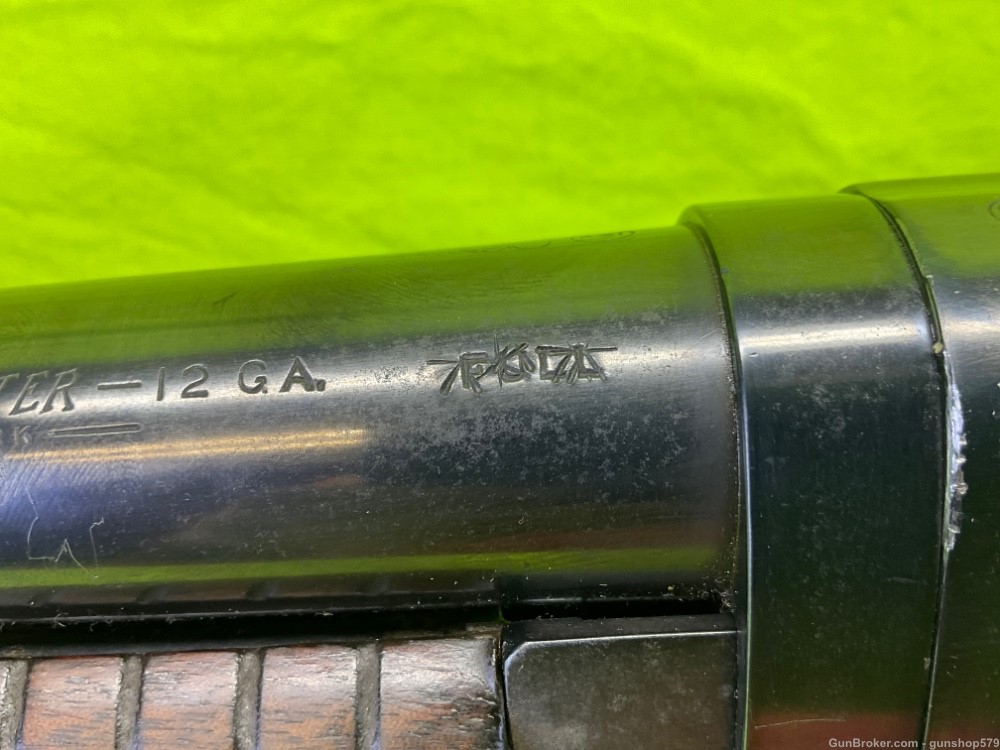Winchester 1897 97 Pump Action Shotgun Trench Gun Riot 12 GA MFG 1937 C&R -img-26