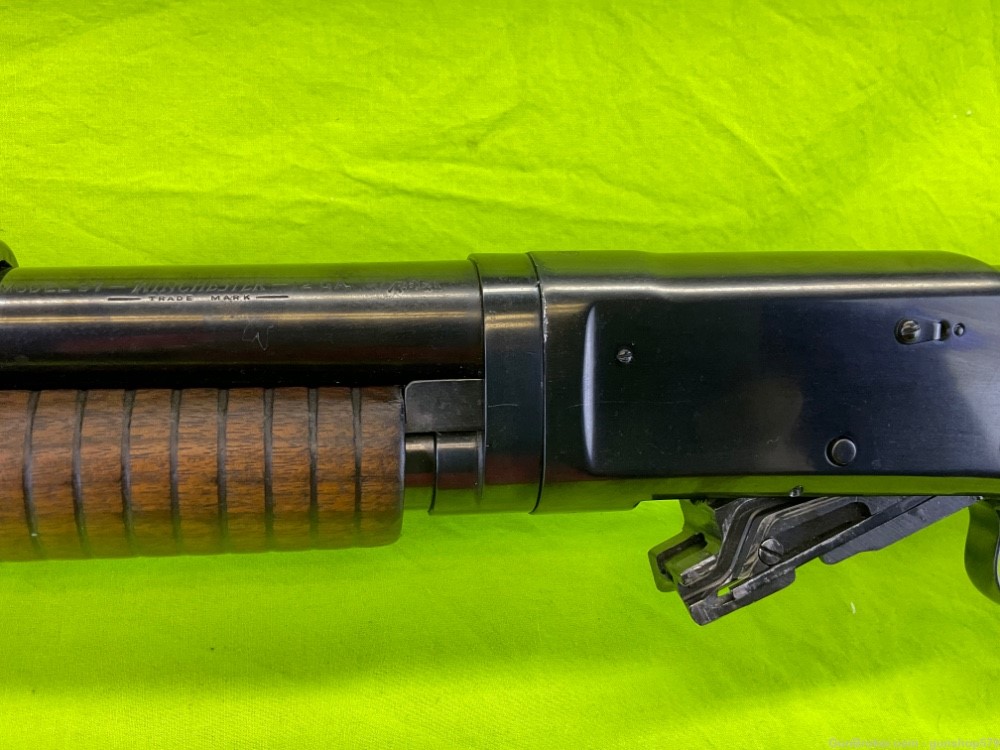 Winchester 1897 97 Pump Action Shotgun Trench Gun Riot 12 GA MFG 1937 C&R -img-25