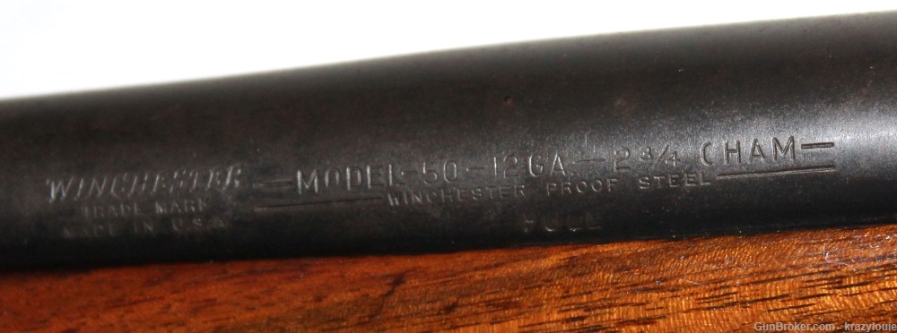 Winchester Model 50 12-GA Semi-Auto Shotgun 30" Full Choke 2 3/4" -img-36