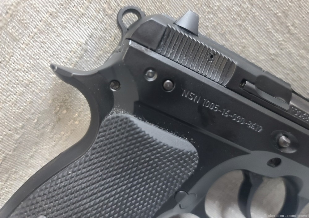 CZ 75 P-01 Compact 9mm W/ 4 Mags Nite Sights Case Semi-Auto Pistol DA/SA -img-11