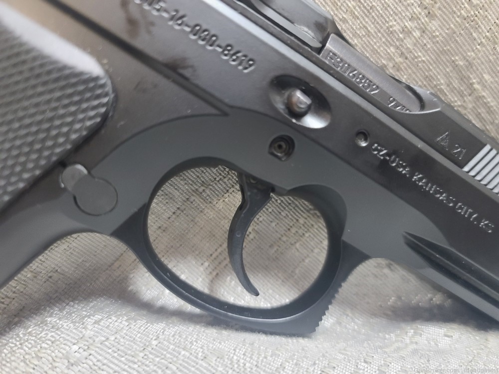 CZ 75 P-01 Compact 9mm W/ 4 Mags Nite Sights Case Semi-Auto Pistol DA/SA -img-12