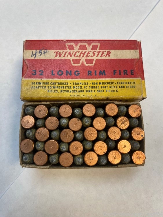 32 Long Rimfire Winchester  89 gr 32 L RF NOS-img-0