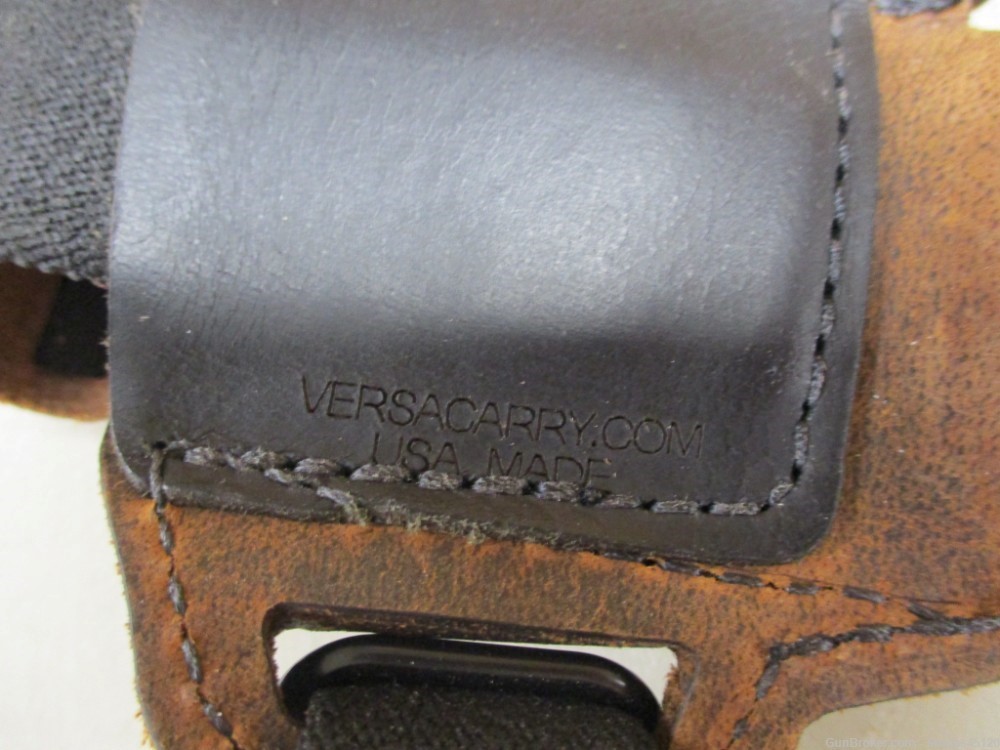 Used Versa Carry Leather Shoulder Holster - probably size 4 (fits SIG P365)-img-9